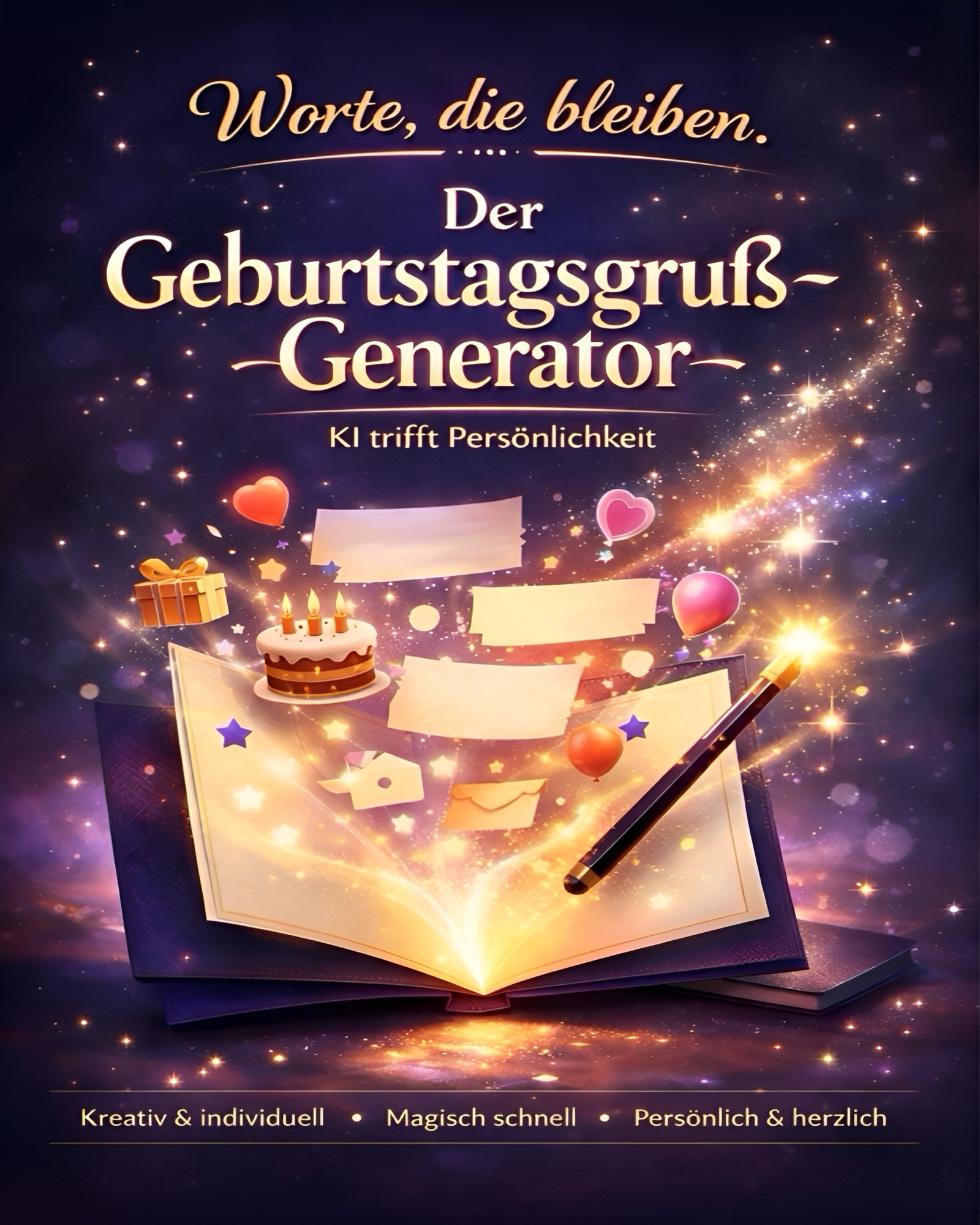 Geburtstags-Generator Vorschau